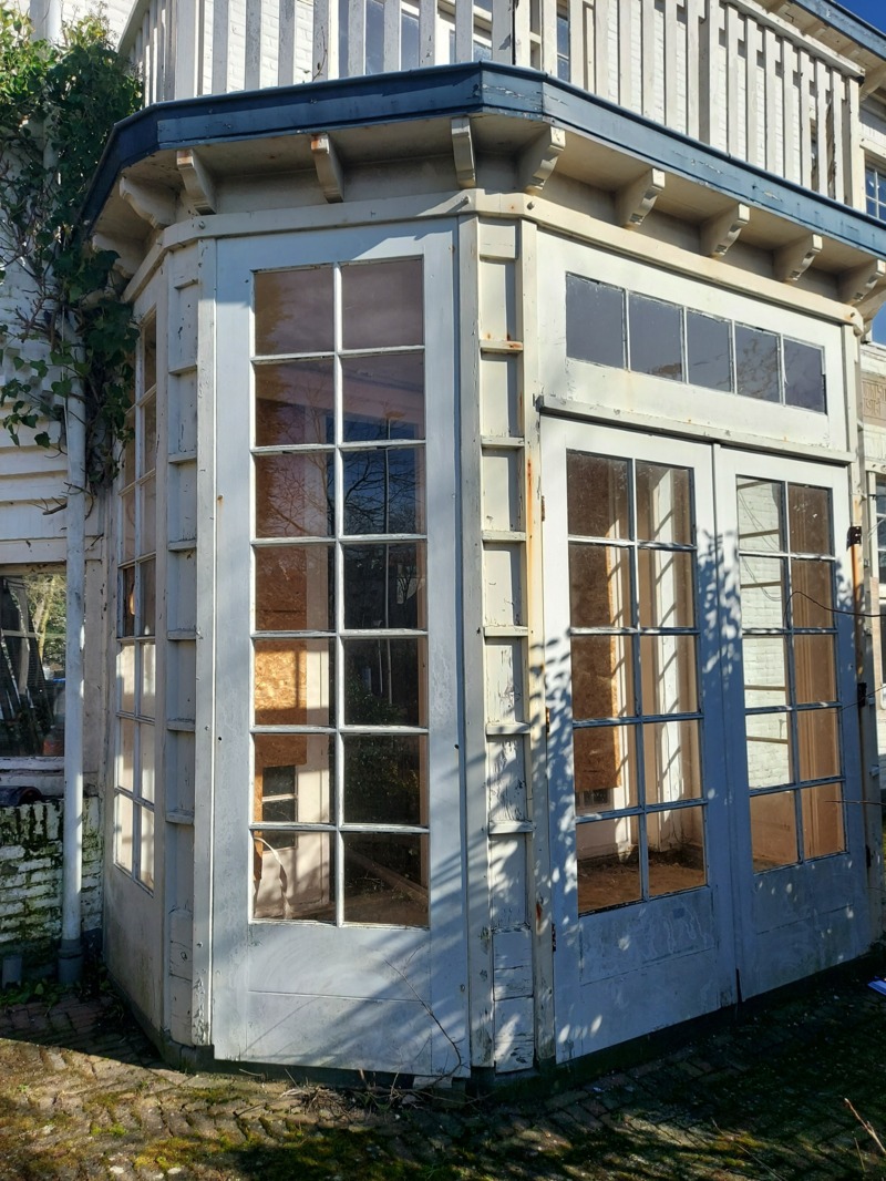 Oude houten serre Zandvoortselaan 13 Zandvoort