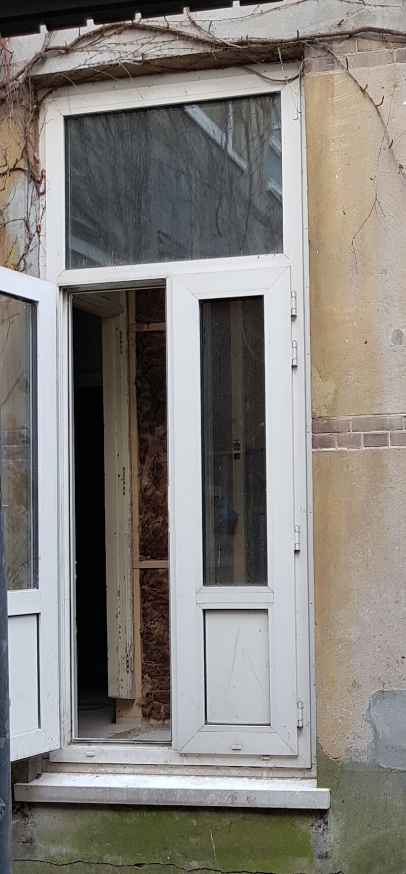 Oude houten openslaande deuren Linnaeusstraat Amsterdam